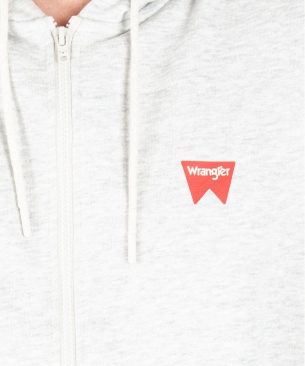 WRANGLER ZIP THRU HOODIE MĘSKA BLUZA ROZPINANA LOGO OAT MELE W664HAC17