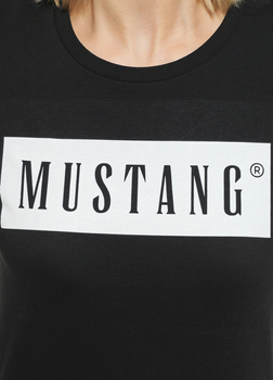 2PAK MUSTANG ALEX C / ALINA C LOGO TEE MĘSKI/DAMSKI T-SHIRT KOSZULKA LOGO BLACK 1013220 4142