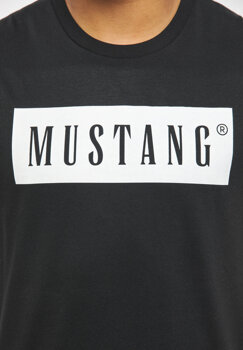 2PAK MUSTANG ALEX C / ALINA C LOGO TEE MĘSKI/DAMSKI T-SHIRT KOSZULKA LOGO BLACK 1013220 4142