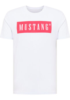 2PAK MUSTANG ALEX C / ALINA C MĘSKI/DAMSKI T-SHIRT KOSZULKA LOGO NADRUK GENERAL WHITE 1013220 2045