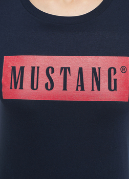 2PAK MUSTANG STYLE ALEX C / ALINA C LOGO TEE MĘSKI/DAMSKI T-SHIRT KOSZULKA NADRUK LOGO BLUE NIGHTS 1013223 4085