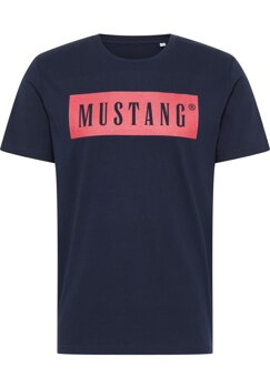 3PAK MUSTANG STYLE ALEX C LOGO TEE MĘSKI T-SHIRT KOSZULKI NADRUK CZARNY SZARY GRANATOWY 1013223