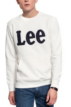 BLUZA LEE BOUCLE CREW SWS OFF WHITE L81OSOMK