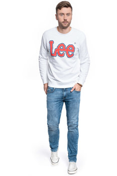 BLUZA LEE LOGO SWS  WHITE L82VWO12