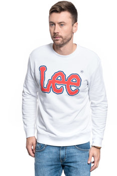 BLUZA LEE LOGO SWS  WHITE L82VWO12