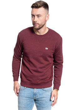 BLUZA MĘSKA LEE CREW SWS BURGUNDY L81TTJMF