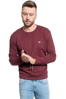 BLUZA MĘSKA LEE CREW SWS BURGUNDY L81TTJMF