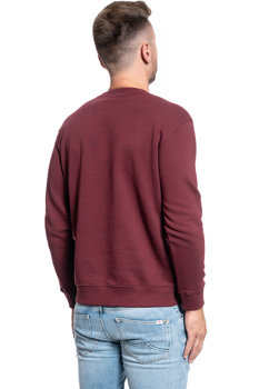 BLUZA MĘSKA LEE CREW SWS BURGUNDY L81TTJMF