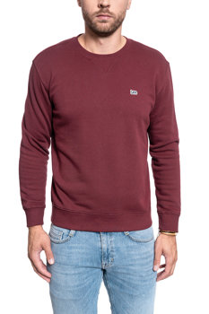 BLUZA MĘSKA LEE CREW SWS BURGUNDY L81TTJMF