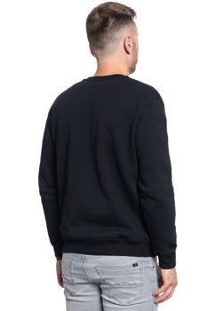 BLUZA MĘSKA LEE CREWNECK SWS BLACK L81RTJ01