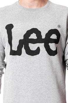 BLUZA MĘSKA LEE LOGO SWS GREY MELE L81QUB37