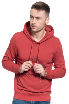 BLUZA MUSTANG MĘSKA Printed Hoodie GARNET 1006368 7146