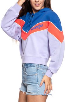 BLUZA WRANGLER 80´S HOODY TURKISH SEA W6084IG86