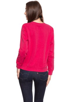 BLUZA WRANGLER DAMSKA CREW SWEAT BRIGHT ROSE W6079HYVC