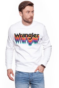 BLUZA WRANGLER MĘSKA CREW SWEAT WHITE W6559IH12
