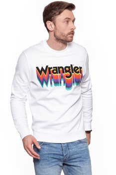 BLUZA WRANGLER MĘSKA CREW SWEAT WHITE W6559IH12
