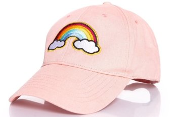 DAMSKA CZAPKA WRANGLER RAINBOW CAP PEACH PARFAIT W0M14UIUD