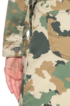 DAMSKA KURTKA JEANSOWA LEE CROPPED RIDER JACKET CAMOUFLAGE L54CCW03