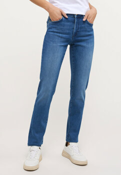 DAMSKIE SPODNIE JEANSOWE JEANSY MUSTANG CROSBY RELAXED SLIM DENIM BLUE 1013592 5000 702