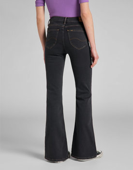 DAMSKIE SPODNIE JEANSOWE LEE BREESE WASHED BLACK L32YSYUO