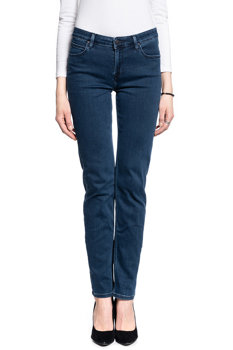 DAMSKIE SPODNIE JEANSOWE LEE Marion Straight DARK JONI L301PHWV