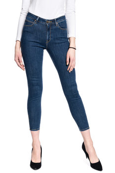 DAMSKIE SPODNIE JEANSOWE LEE Scarlett High Zip STONE TRAVIS L31BMOBJ