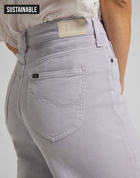 DAMSKIE SPODNIE JEANSOWE LEE WIDE LEG LILAC L30SQHCT