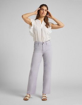 DAMSKIE SPODNIE JEANSOWE LEE WIDE LEG LILAC L30SQHCT