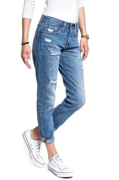 DAMSKIE SPODNIE JEANSOWE LEVI’S 501 Taper Fusele 361970009