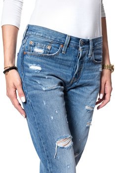 DAMSKIE SPODNIE JEANSOWE LEVI’S 501 Taper Fusele 361970009