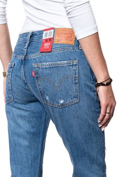 DAMSKIE SPODNIE JEANSOWE LEVI’S 501 Taper Fusele 361970009