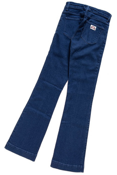 DAMSKIE SPODNIE JEANSOWE WRANGLER FLARE RINSEWASH W23361023