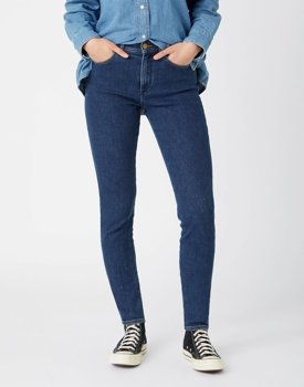 DAMSKIE SPODNIE JEANSOWE WRANGLER HIGH RISE SKINNY