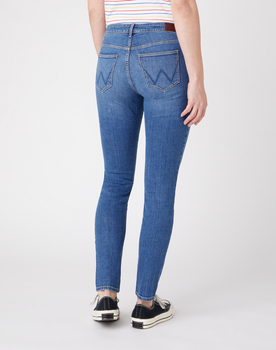 DAMSKIE SPODNIE JEANSOWE WRANGLER SKINNY WONDER BLUES W28K-KR-25M