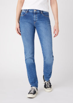 DAMSKIE SPODNIE JEANSOWE WRANGLER SLIM MORE BLUES W28L-KG-53S