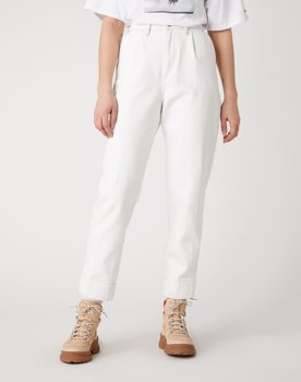 DAMSKIE SPODNIE JEANSOWE WRANGLER WINTER WHITE W22HHQ149