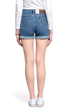 DAMSKIE SZORTY LEE SHORT MID STONEWASH L37MMG44