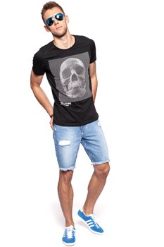 JACK & JONES T SHIRT CREW NECK BLACK 12141804