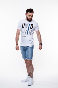 JACK & JONES T SHIRT CREW NECK UNTD WHITE 12137973