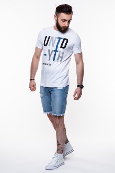 JACK & JONES T SHIRT CREW NECK UNTD WHITE 12137973