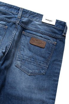 JEANSY MĘSKIE WRANGLER GREENSBORO BLUE COSMO W15QPC92E      $    