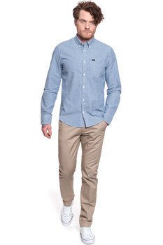 KOSZULA LEE BUTTON DOWN OIL BLUE L880ONMO