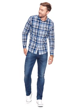 KOSZULA LEE RIDER SHIRT NIGHT BLUE L856ZEDY