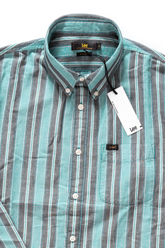 KOSZULA MĘSKA LEE BUTTON DOWN FADED GREEN L880NELF