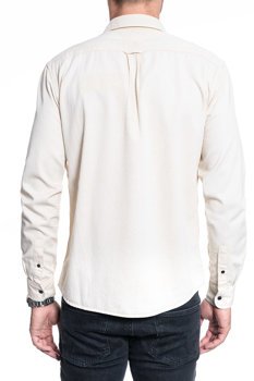 KOSZULA MĘSKA WRANGLER LS 2PKT FLAP SHIRT OFF WHITE W5A5MZ737