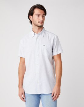 KOSZULA MĘSKA WRANGLER SS 1PKT SHIRT CERULEAN BLUE W5J6OFXVT