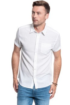 KOSZULA MĘSKA WRANGLER SS 1PKT SHIRT WHITE WA5J1O989