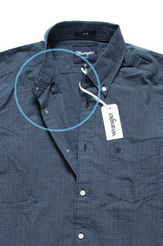 KOSZULA WRANGLER L/S 1PKT BUTTON DOWN NAVY W5883NR35