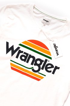 KOSZULKA WRANGLER FESTIVAL TEE VINTGE OFFWHITE W7B44DE1Y