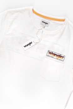 KOSZULKA WRANGLER POCKET TEE OFFWHITE W7B21FE02